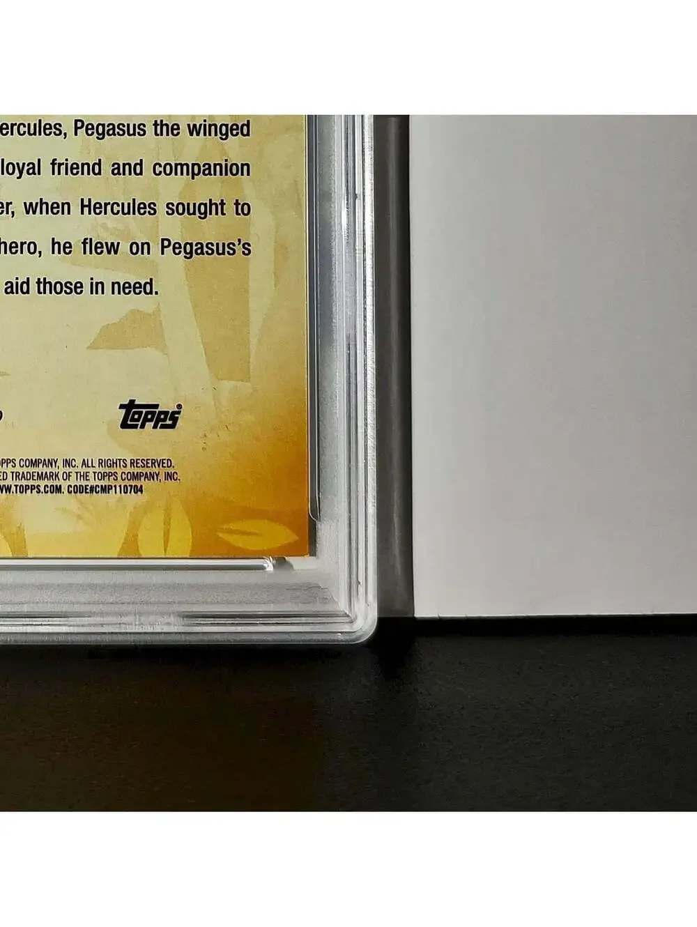 Pegasus 2025 Topps Disney #FF-15 Furry Friends Card Hercules PSA 9